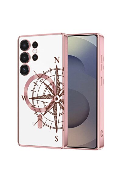 bestcase Πολυτελής Θήκη MagSafe, Συμβατή με Samsung Galaxy S24 Ultra, Πυξίδα,...