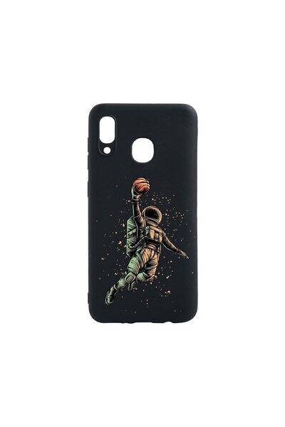 bestcase Λεπτή Θήκη Σιλικόνης 0.8MM, Συμβατή με Samsung Galaxy A40, Αστροναύτ...