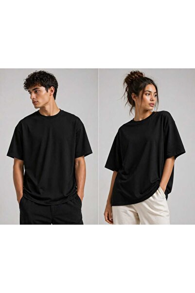 GHAND Oversize Basic T-Shirt Unisex 100% Cotton Premium Quality
