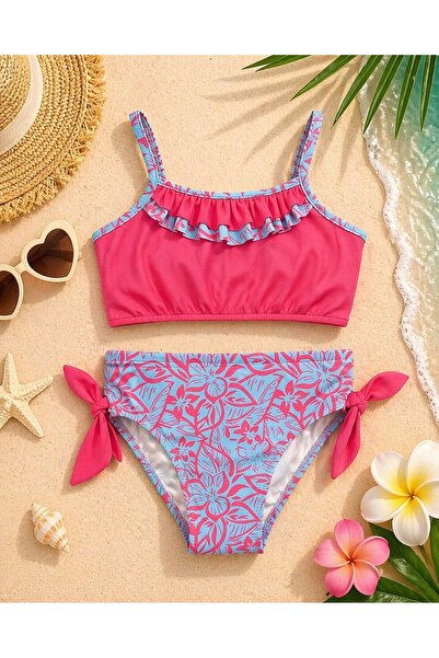 Bilge Trend Girl's Bikini Set Suitable for Sea and Pool Use