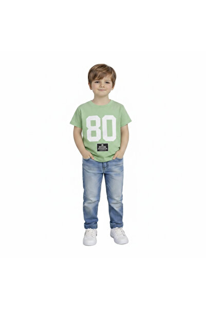 Yale Kids تي شيرت للأولاد من عمر 3-8 سنوات مصنوع من القطن بنسبة 95%