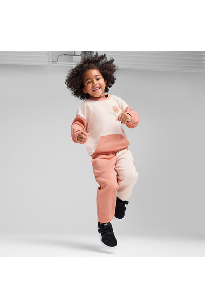 Puma Classics Fc Crew Kids Pink Sweatshirt