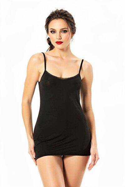 fevien Women's 95% Bamboo Tulle Ribbed Thin Strap Basic Tank Top - Flexible a...