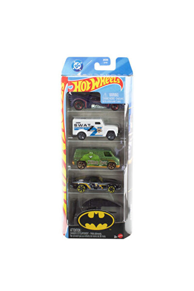 HOT WHEELS Beşli Araba Seti BATMAN JKG08