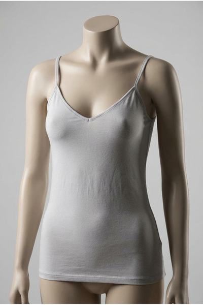 fevien Women's Cotton Modal Blend V-Neck Thin Strap Basic Tank Top - Flexible...