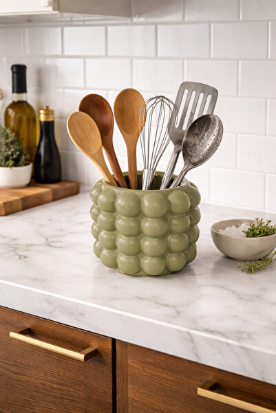 Zigzag Home Διακοσμητικό λαμπερό μπιμπελό με βάση για κουτάλια σε στυλ Μποέμ,...