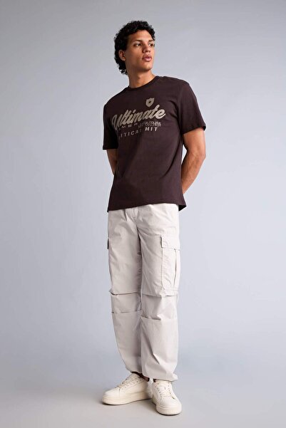 DeFacto Φαρδύ παντελόνι κάργκο με τσέπες G8147AX26SM