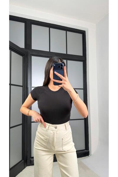 GAUS CO Black Md Equivalent Basic Blouse Gaus-01351