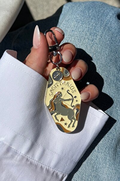 klovi Μπρελόκ και αξεσουάρ τσάντας με σχέδιο Τοξότη, εισαγόμενο