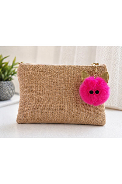NURGİTA HOME Premium γυναικεία τσάντα clutch με επένδυση από ψάθα και γιούτα ...