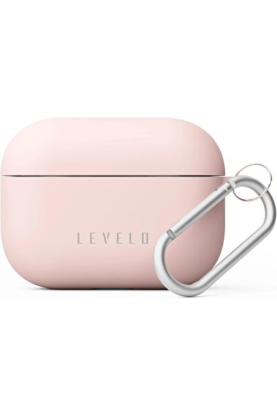 Levelo حافظة سيليكون لسماعات AirPods Pro Jura من Levelo، لون وردي