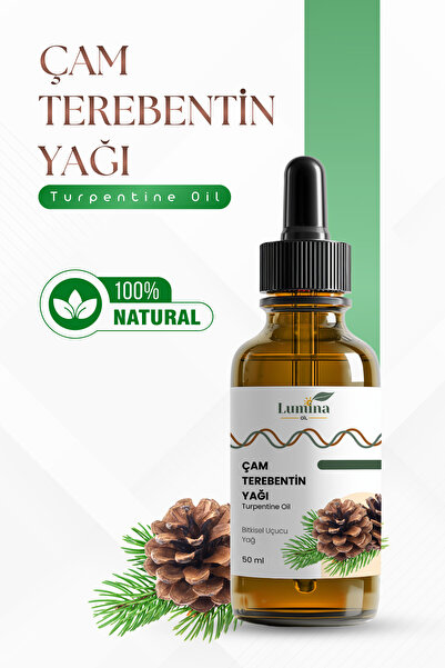 LUMİNAOİL Çam Terebentin Yağı 50 ML | Doğal | Katkısız | Yoğun Aromalı | %100...