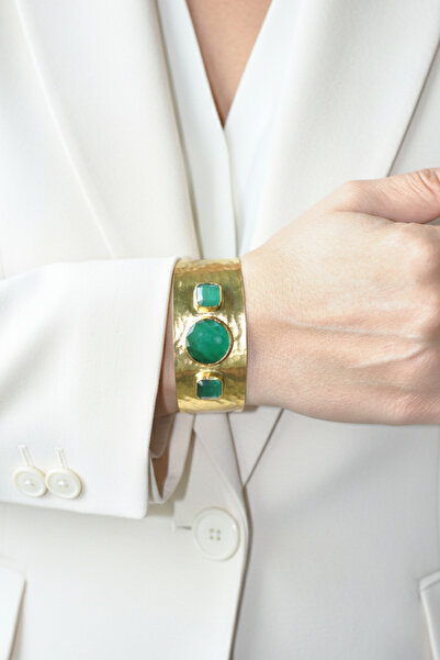 Design by Kadir Kadir Jewellery 22 Ayar Altın Kaplama El İşçiliği Zirkon Taşl...