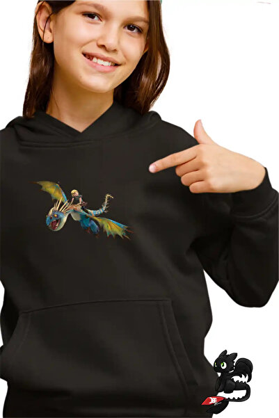 OEM Παιδικό Κοριτσίστικο Φούτερ με Κουκούλα Δράκος Άστριντ Πώς να Εκπαιδεύσετ...