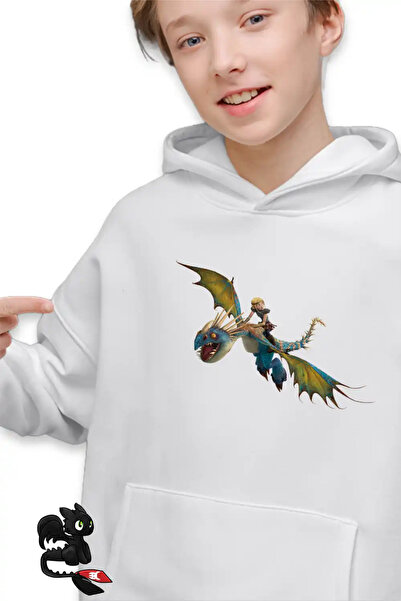 OEM Παιδικό Φούτερ για Αγόρια Δράκος Άστριντ Πώς να Εκπαιδεύσετε το Δράκο σας