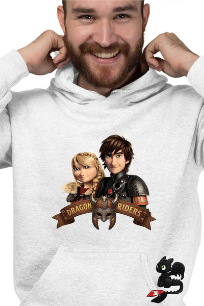 OEM Ανδρικό Φούτερ Αναβάτες Δράκων Χίκαπ Άστριντ Πώς να εκπαιδεύσετε το δράκο...