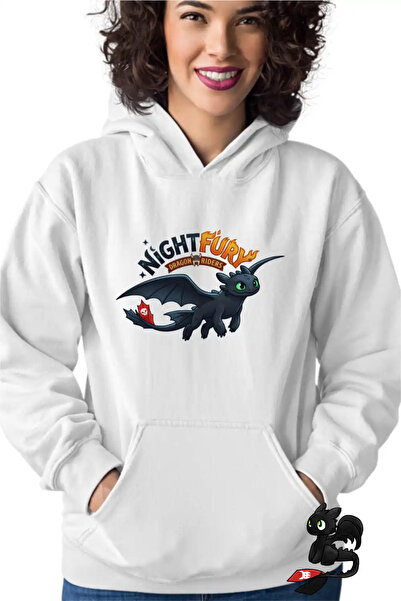 OEM Γυναικείο Φούτερ Νυχτερινή Οργή Αδόντης Πώς να εκπαιδεύσετε το δράκο σας