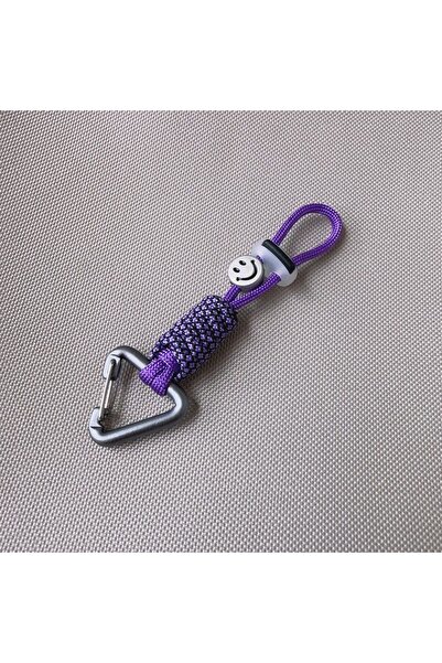 Choice1 purple Aluminum Alloy Lanyard Key Chain Hiking Buckle Outdoor Water C...
