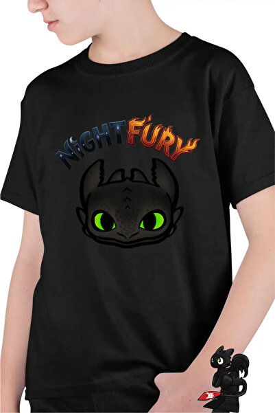 OEM Παιδικό Μπλουζάκι Αγοριών Νυχτερινή Οργή - Πώς να εκπαιδεύσετε το δράκο σας