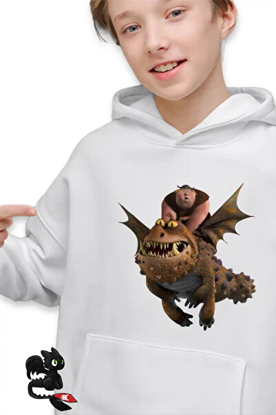 OEM Παιδικό Αγορίστικο Φούτερ με κουκούλα Fishtlegs Meatlug - Πώς να εκπαιδεύ...