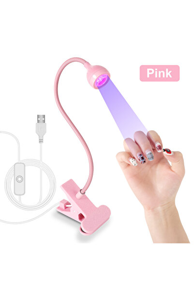 Choice1 مصباح أظافر LED وردي اللون بالأشعة فوق البنفسجية لتجفيف طلاء الأظافر ...