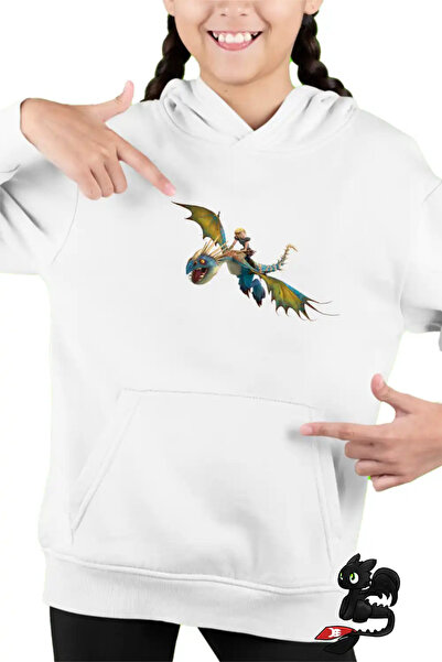 OEM Παιδικό Κοριτσίστικο Φούτερ με Κουκούλα Δράκος Άστριντ Πώς να Εκπαιδεύσετ...