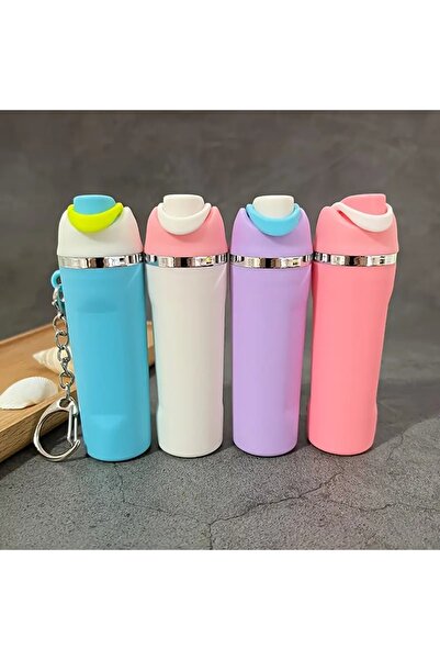 Choice A-4pcs 1/4pcs Fashionable Fruit Cup Style Keychain, Can Hold Small Orn...