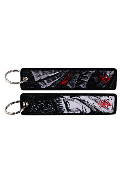 Choice K-Berserk Japanese Anime Berserk Double Sided Embroidery Cartoon Keych...