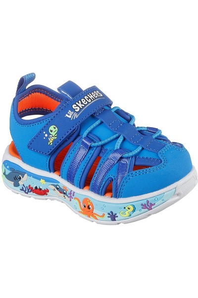 SKECHERS Σανδάλια Παιδικά, Σκηνή Παιχνιδιού με Νερό, Μπλε