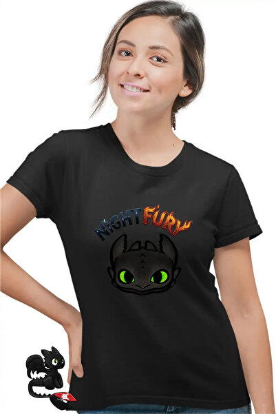 OEM Γυναικείο T-shirt Νυχτερινή Οργή Πώς να εκπαιδεύσετε το δράκο σας