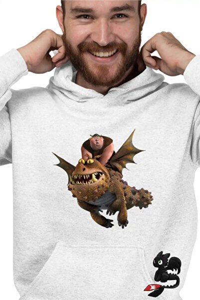 OEM Ανδρικό Φούτερ με κουκούλα Φίσλεγκς Μίτλαγκ Πώς να εκπαιδεύσετε το δράκο σας