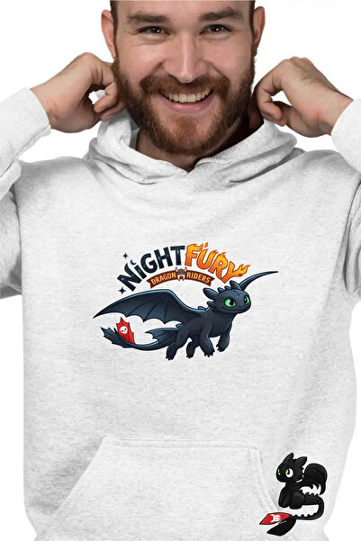 OEM Ανδρικό Φούτερ Νυχτερινή Οργή Αδόντης Πώς να εκπαιδεύσετε το δράκο σας