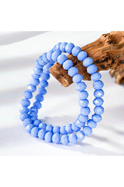 Choice1 Color 20 6mm Porcelain Crystal Glass Beads Strand Spacer Briolette Ro...