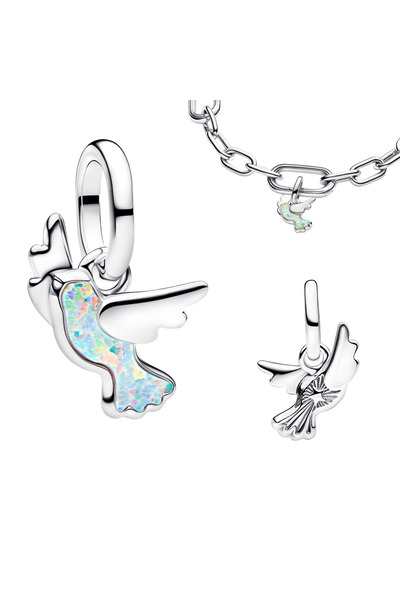Choice AMC7392 2026 New 925 Sterling Silver Four Leaf Clover Flower Dog Heart...