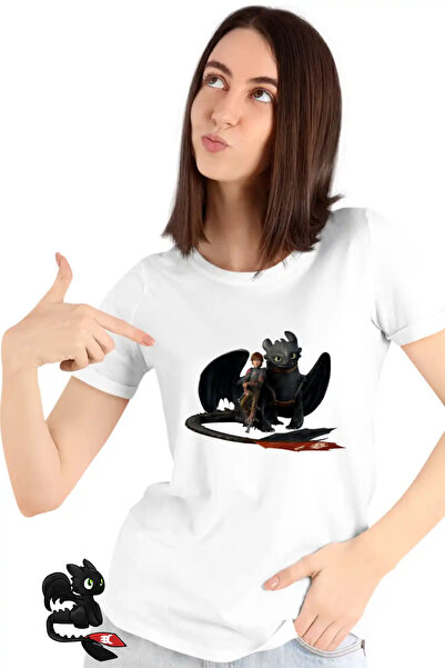 OEM Tricou Femei Hiccup Toothless How to train your dragon