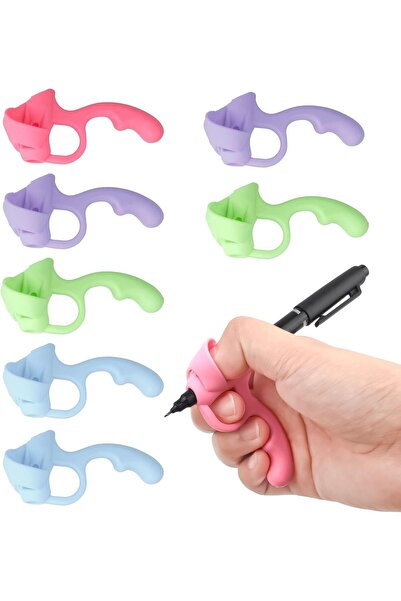 Arabest 8 Pack Multi-Color Pencil Grips for Kids Handwriting,Ergonomic Finger...