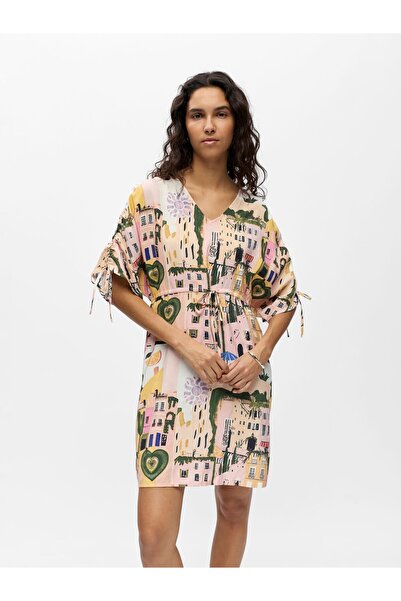 Object Rochie midi cu imprimeu