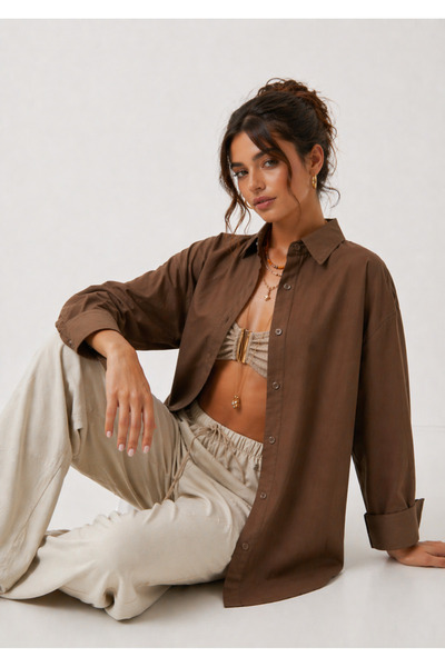 FİFTY ONE Γυναικείο πουκάμισο Oversize