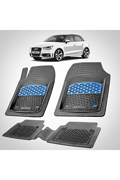 TEAMCAR Συμβατά πατάκια δαπέδου για Audi A1 2010-2025 |   Μπλε