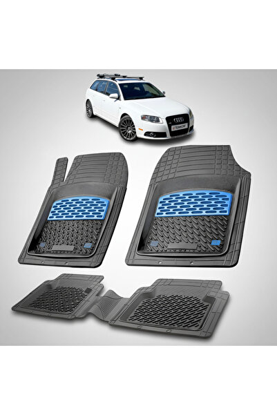 TEAMCAR Πατάκια δαπέδου συμβατά με Audi A4 B7 Avant Break 2004-2008 |   Μπλε