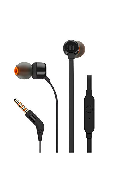 Choice1 JBL Black JBL TUNE 110 3.5mm Wired Earphones T110 Stereo Music Deep B...