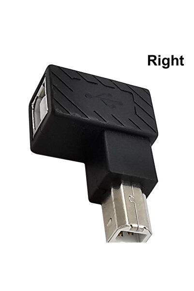 Choice3 محول تمديد USB 2.0 بزاوية 90 درجة من النوع B ذكر إلى أنثى، للاتصال لأ...