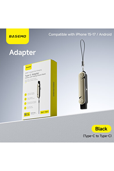 Choice3 كابل بيانات قابل للطي بطول 1.5 متر، أسود، 240 واط، 2 في 1 أسود/برتقال...