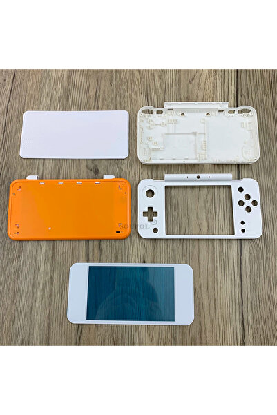 Choice4 غطاء كامل باللون الأصفر فقط لجهاز نينتندو نيو 2DS XL LL، غطاء بديل لو...