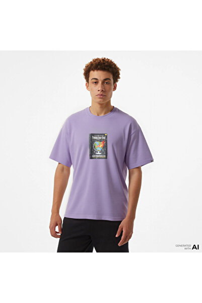 Vans Paperback Writer Erkek Mor T-Shirt