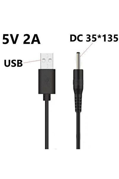 choice2 1m 3.5x1.35 mm 1m 5V 2A USB to DC Power Cable Cord 3.5x1.35mm 5.5x2.1...
