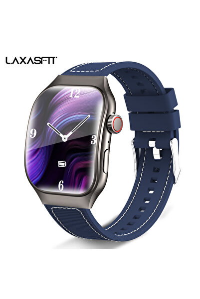 Choice1 Blue LAXASFIT New Bluetooth Call Smart Watch for Men 2.01" HD Curved ...