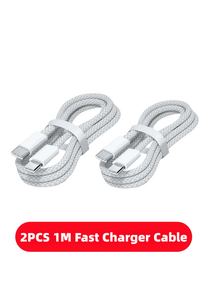 Choice3 1m 2 PCS 1-10PCS USB C Cable to USB C 100W Fast Charging Charger Cabl...