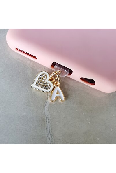 Choice A for Type-C 1 Piece of Light Luxury Sparkling Diamond Letter Heart-Sh...