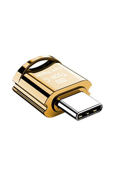 Choice 1pc gold USB 3.1Type C Card Reader USB-C TF Micro SD OTG Adapter Type-...